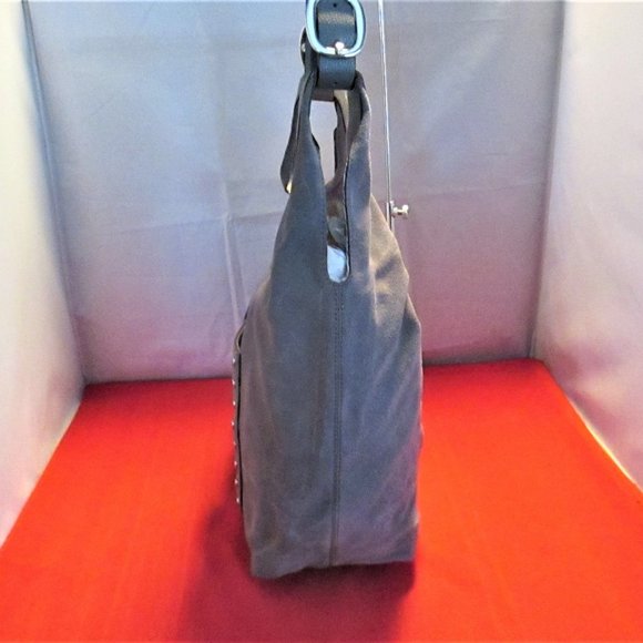 DKNY Wayne Large Suede Hobo Bag  - #3228 - Picture 8 of 13